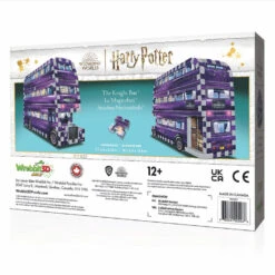Wrebbit3D Harry Potter Mini Knight Bus 130-Piece Jigsaw Puzzle -Hallmark 3D Harry Potter Mini Knight Bus Jigsaw Puzzle W3D0203 03