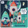 Storytime Toys 3D Space Ship Play Puzzle -Hallmark 3D Space Ship Play Puzzle Toy STT3PSSC 01