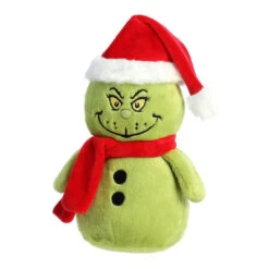 Aurora Grinch Snowman Christmas Plush, 8” -Hallmark Aurora Grinch Snowman Christmas Stuffed Animal 15987 05