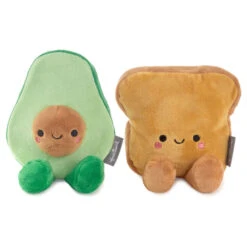 Hallmark Better Together Avocado And Toast Magnetic Plush, 5" -Hallmark Avocado and Toast Magnetic Plush 1KID3007 03