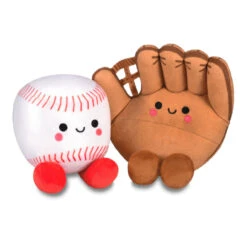 Hallmark Better Together Baseball And Glove Magnetic Plush Pair, 5" H