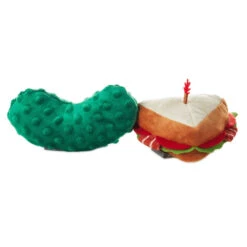 Hallmark Better Together BLT And Pickle Magnetic Plush Pair, 4" -Hallmark Better Together BLT and Pickle Magnetic Plush Pair 1KID1804 04