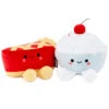 Hallmark Better Together Cherry Pie And Ice Cream Magnetic Plush Pair, 5" -Hallmark Better Together Cherry Pie and Ice Cream Magnetic Plush 1KID1807 01