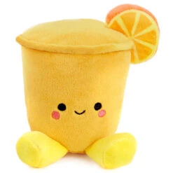 Hallmark Better Together Cinnamon Roll And Orange Juice Magnetic Plush Pair, 5" -Hallmark Better Together Cinnamon Roll and O.J. Magnetic Plush 1KID1805 06