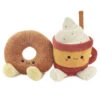 Hallmark Better Together Doughnut And Latte Magnetic Plush, 7" -Hallmark Better Together Donut and Latte Magnetic Plush 1KID1639 01