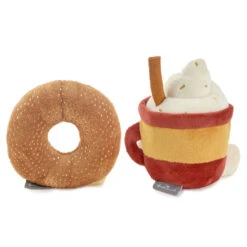 Hallmark Better Together Doughnut And Latte Magnetic Plush, 7" -Hallmark Better Together Donut and Latte Magnetic Plush 1KID1639 04
