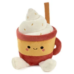 Hallmark Better Together Doughnut And Latte Magnetic Plush, 7" -Hallmark Better Together Donut and Latte Magnetic Plush 1KID1639 06