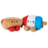 Hallmark Better Together Hot Dog And Freeze Pop Magnetic Plush Pair, 3.5" -Hallmark Better Together Hot Dog and Bomb Pop Magnetic Plush 1KID1803 01