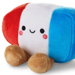 Hallmark Better Together Hot Dog And Freeze Pop Magnetic Plush Pair, 3.5" -Hallmark Better Together Hot Dog and Bomb Pop Magnetic Plush 1KID1803 05