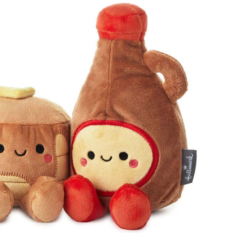 Hallmark Better Together Pancakes And Syrup Magnetic Plush, 7" 7 Hallmark Better Together Pancakes And Syrup Magnetic Plush, 7" - Image 5
