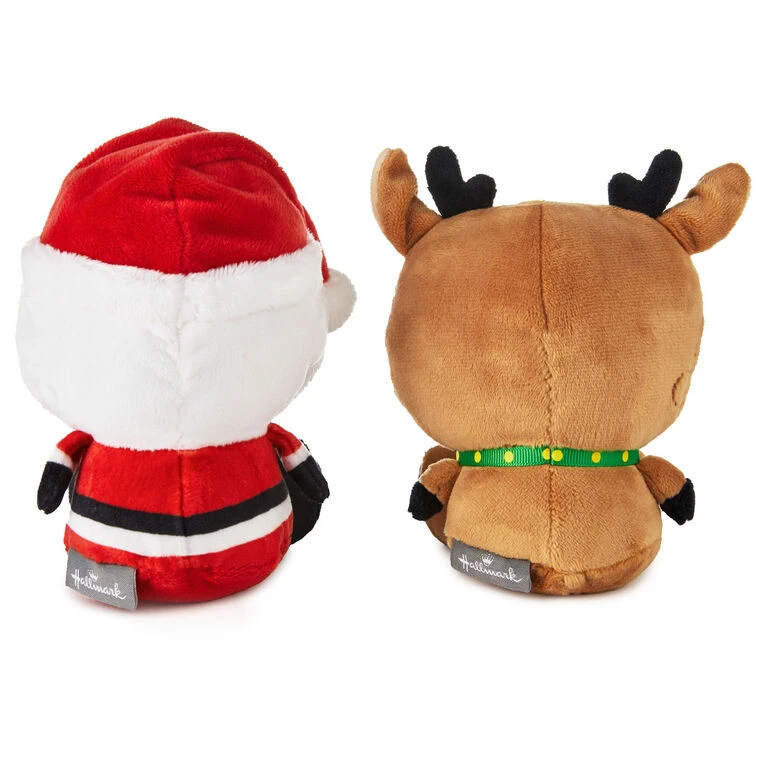 Hallmark Better Together Santa And Reindeer Magnetic Plush Pair, 5.75" 6 Hallmark Better Together Santa And Reindeer Magnetic Plush Pair, 5.75" - Image 4