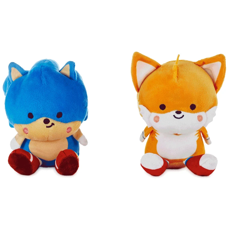 Hallmark Better Together SEGA Sonic The Hedgehog™ And Tails Magnetic Plush Pair, 5.2" 4 Hallmark Better Together SEGA Sonic The Hedgehog™ And Tails Magnetic Plush Pair, 5.2" - Image 2