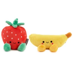 Hallmark Better Together Strawberry And Banana Magnetic Plush Pair, 5.5" 10 Hallmark Better Together Strawberry And Banana Magnetic Plush Pair, 5.5" -Hallmark Better Together Strawberry and Banana Magnetic Plush 1KID3011 03
