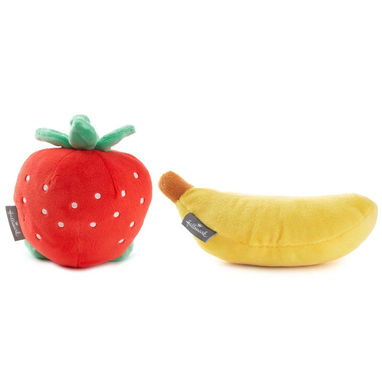 Hallmark Better Together Strawberry And Banana Magnetic Plush Pair, 5.5" 6 Hallmark Better Together Strawberry And Banana Magnetic Plush Pair, 5.5" - Image 4