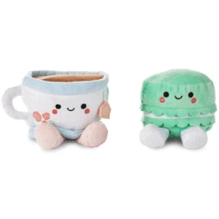 Hallmark Better Together Teacup And Macaron Cookie Magnetic Plush Pair, 3.5" -Hallmark Better Together Teacup and Macaron Magnetic Plush 1KID1806 02