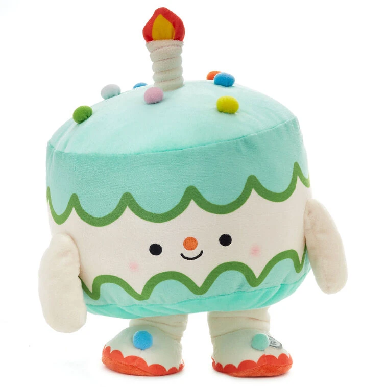 Hallmark Birthday Cake With Candle Plush With Sound And Motion, 12" 3 Hallmark Birthday Cake With Candle Plush With Sound And Motion, 12"