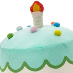 Hallmark Birthday Cake With Candle Plush With Sound And Motion, 12" 11 Hallmark Birthday Cake With Candle Plush With Sound And Motion, 12" -Hallmark Birthday Cake With Candle Musical Dancing Plush Toy 1KID2208 05