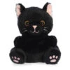 Aurora Palm Pals Twilight Black Cat Plush, 4.5"