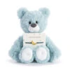Demdaco Moon And Back Blue Plush Bear With Moon Bracelet