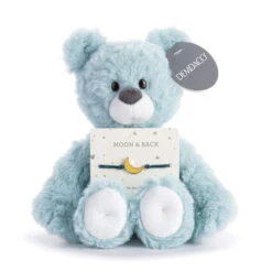 Demdaco Moon And Back Blue Plush Bear With Moon Bracelet -Hallmark Blue Bear Stuffed Animal With Moon Bracelet 5004820206 04
