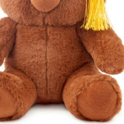 Hallmark 2025 Graduation Bear Plush, 8" -Hallmark Brown Bear Stuffed Animal With 2025 Grad Cap 1MJG6068 04