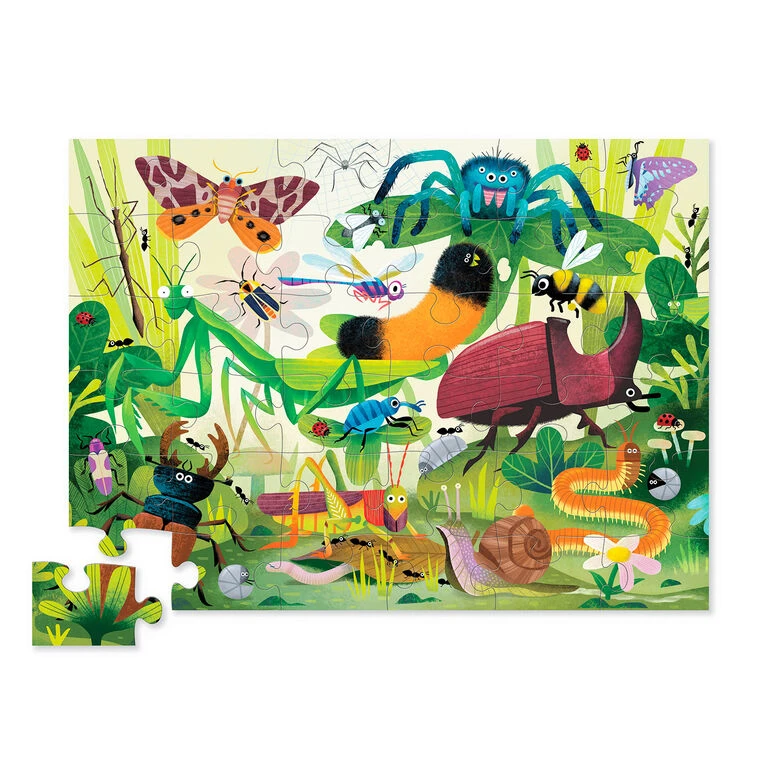 Crocodile Creek Backyard Bugs 36-Piece Floor Puzzle 4 Crocodile Creek Backyard Bugs 36-Piece Floor Puzzle - Image 2