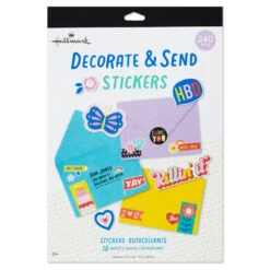 Hallmark Decorate And Send Colorful Sticker Book 9 Hallmark Decorate And Send Colorful Sticker Book -Hallmark Bulk Pack of Colorful Stickers for Kids 3SSJ1201 04