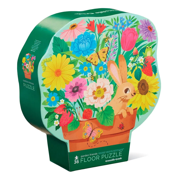 Crocodile Creek Garden Friends 36-Piece Floor Puzzle 3 Crocodile Creek Garden Friends 36-Piece Floor Puzzle