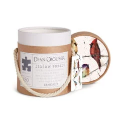 Demdaco Birds 120-Piece Puzzle 7 Demdaco Birds 120-Piece Puzzle -Hallmark Colorful Birds Jigsaw Puzzle in Canister 1004610122 03