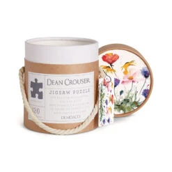 Demdaco Wildflowers 120-Piece Puzzle 7 Demdaco Wildflowers 120-Piece Puzzle -Hallmark Colorful Wildflowers Jigsaw Puzzle in Canister 1004610115 03