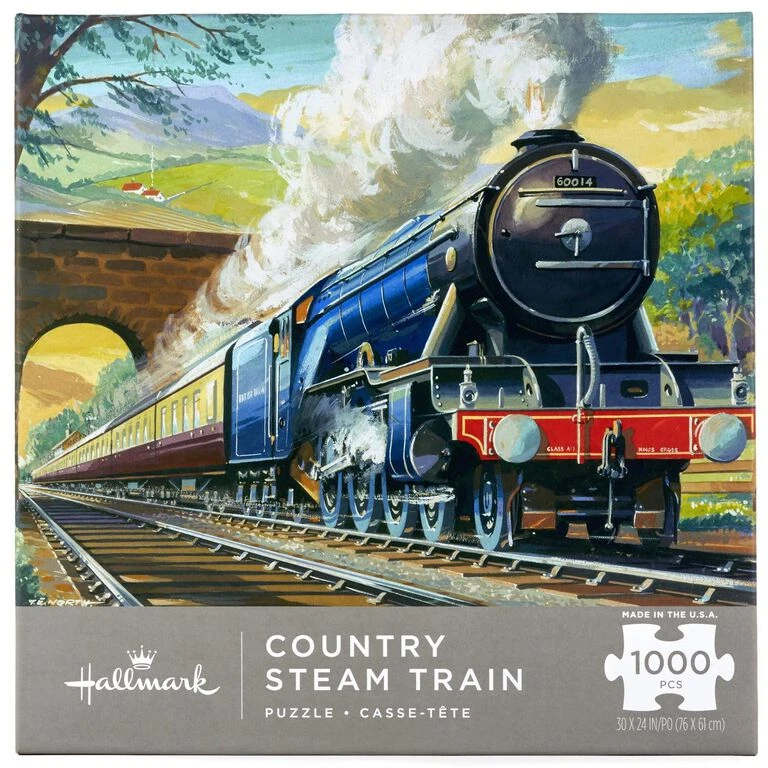 Hallmark Country Steam Train 1,000-Piece Puzzle 3 Hallmark Country Steam Train 1,000-Piece Puzzle