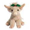 Douglas Laddie Holiday Highland Cow Plush, 9"