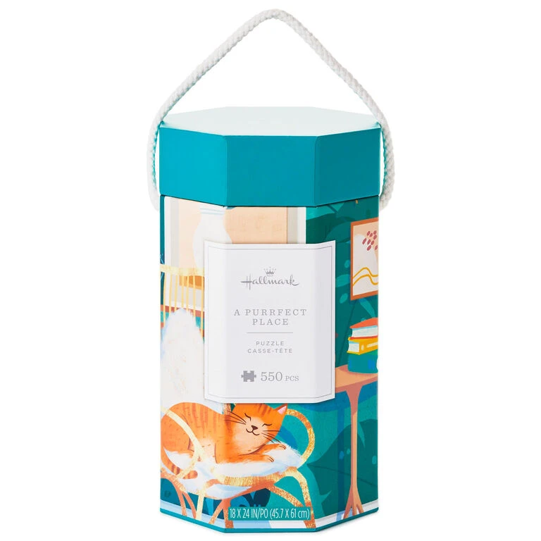 Hallmark A Purrfect Place 550-Piece Jigsaw Puzzle 3 Hallmark A Purrfect Place 550-Piece Jigsaw Puzzle