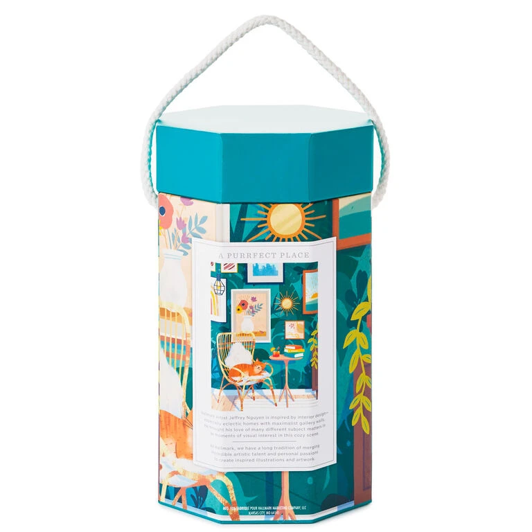 Hallmark A Purrfect Place 550-Piece Jigsaw Puzzle 5 Hallmark A Purrfect Place 550-Piece Jigsaw Puzzle - Image 3