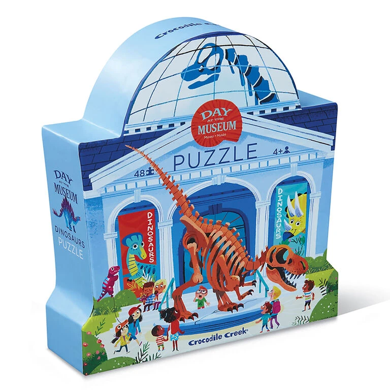 Crocodile Creek Day At The Dinosaur Museum 48-Piece Jigsaw Puzzle 3 Crocodile Creek Day At The Dinosaur Museum 48-Piece Jigsaw Puzzle