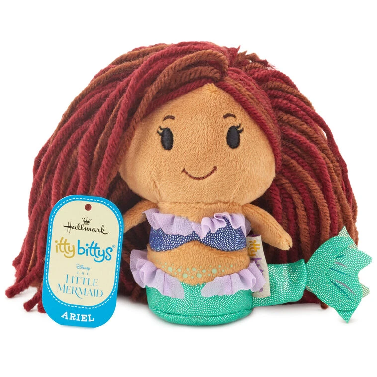 Hallmark Itty Bittys® Disney The Little Mermaid Ariel Plush 4 Hallmark Itty Bittys® Disney The Little Mermaid Ariel Plush - Image 2