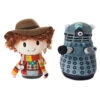 Hallmark Itty Bittys® Doctor Who The Fourth Doctor And Dalek Plush, Set Of 2 -Hallmark Doctor Who Fourth Doctor and Dalek Plush itty bittys 1KDD2078 01