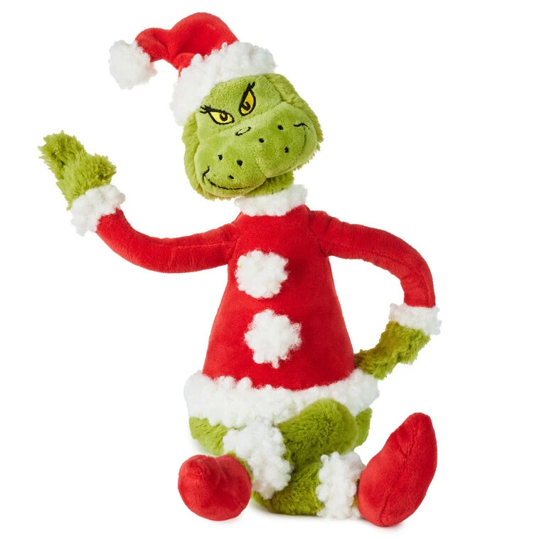 Hallmark Dr. Seuss's How The Grinch Stole Christmas!™ Poseable Grinch Plush, 10" 3 Hallmark Dr. Seuss's How The Grinch Stole Christmas!™ Poseable Grinch Plush, 10"