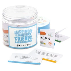 Hallmark Friends Trivia Cards Jar -Hallmark Friends Trivia Jar With 50 Cards 1PCL1007 03