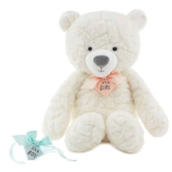 Hallmark Gender Reveal Teddy Bear Plush With Ribbons -Hallmark Gender Reveal Teddy Bear Plush With Ribbons 1BBY4900 03