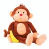 Hallmark Goin' Bananas Monkey Singing Stuffed Animal, 12" 1 Hallmark Goin' Bananas Monkey Singing Stuffed Animal, 12" -Hallmark Goin Bananas Interactive Monkey Stuffed Animal With Sound 1PSB2187 01