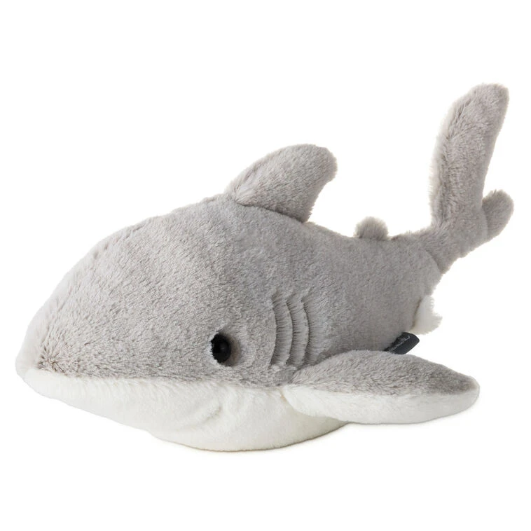 Hallmark Gray Shark Plush, 13" L 5 Hallmark Gray Shark Plush, 13" L - Image 3