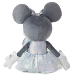 Hallmark 30 Hallmark -Hallmark Gray and Iridescent Minnie Mouse Stuffed Animal 1DYG2078 02