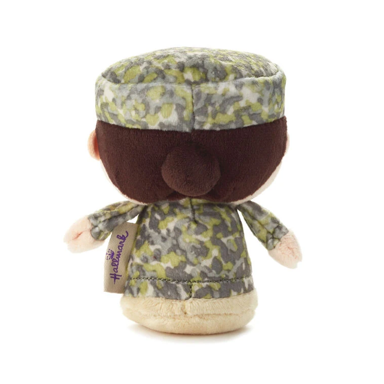 Hallmark Itty Bittys® White Woman In Green Camo Plush 5 Hallmark Itty Bittys® White Woman In Green Camo Plush - Image 3