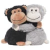 Warmies Hugs Heatable Scented Monkey Stuffed Animals, Set Of 2 -Hallmark Heatable LavenderScented Plush Hugging Monkeys HUGSMON1 01