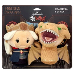 Hallmark Itty Bittys® House Of The Dragon™ Rhaenyra™ And Syrax™ Plush, Set Of 2 -Hallmark House of the Dragon Rhaenyra and Syrax Plush Set 1KDD2234 05