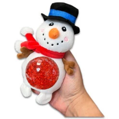 Jellyroos Powder The Snowman Squeezable Plush Toy -Hallmark Jellyroos Powder the Snowman Squeezable Plush Toy JLR1072 03