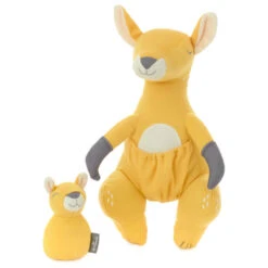 Hallmark Kangaroo And Baby Joey Stuffed Animal And Rattle Set -Hallmark Kangaroo and Baby Joey Plush and Rattle Set 1BBY4819 03