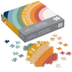 Hallmark Kindness Is Golden 550-Piece Jigsaw Puzzle 5 Hallmark Kindness Is Golden 550-Piece Jigsaw Puzzle -Hallmark Kindness Is Golden Rainbow 550Piece Jigsaw Puzzle 1PUZ1423 02