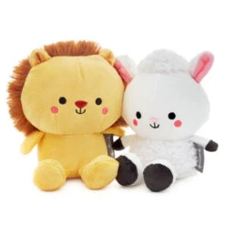 Hallmark Better Together Lion And Lamb Magnetic Plush Pair, 5.25"